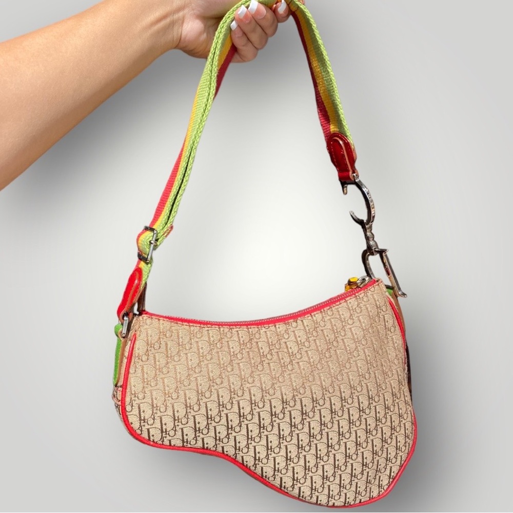 Christian Dior Rasta Mania Saddle Bag 💥 - Picture 4 of 12